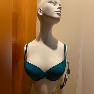 Teal Underwire Bra 36B